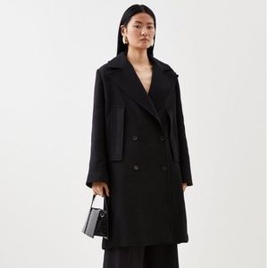Italian Manteco Wool Cape Over-Coat